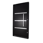 Porta Lambri Pivotante De Aluminio 215x100cm Com Puxador Reto