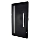 Porta Lambri Pivotante De Aluminio 215x100x10,5cm Com Visor E