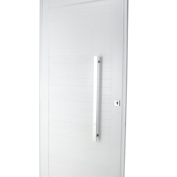 Porta Lambri Pivotante De Aluminio 227x115x10,5cm Com Puxador