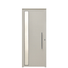 Porta Lambril 0.80 X 2.10 Com Visor E Puxador Aluminio Branco