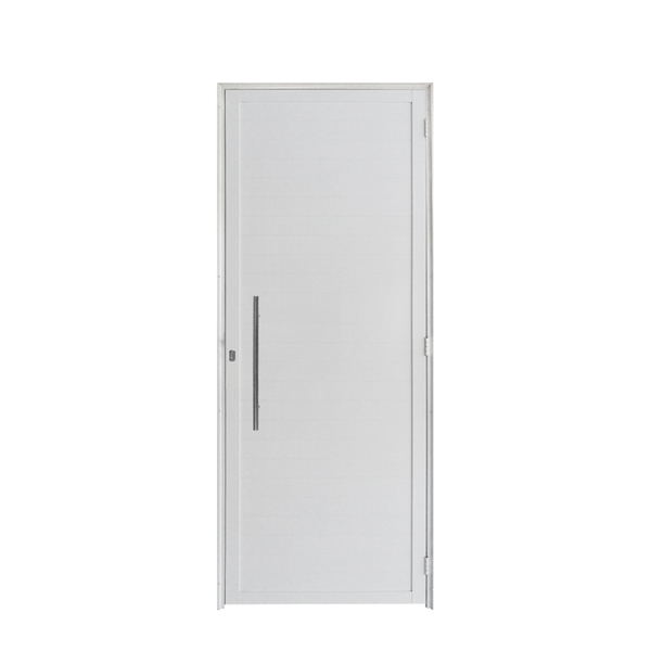 Porta Lambril 1.00 X 2.10 Com Puxador Alumínio Branco Lado Di