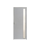 Porta Lambril 1.00 X 2.10 Com Visor E Fechadura Aluminio Bran