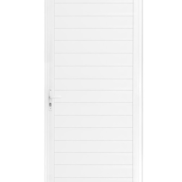 Porta Lambril 2,10 X 0,70 Direita Alumínio Branco