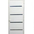 Porta Lambril 2,10 X 0,90 Com Friso Direita Alumínio Branco