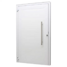 Porta Lambril Alumínio Branco 220x120x7,8cm Com Puxador Linha