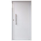 Porta Lambril Aluminio Branco C/ Puxador 2.10x0.80 Lado Direi