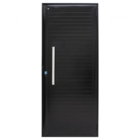 Porta Lambril Alumínio Preto 215x80x6,6cm Com Puxador Jap Per