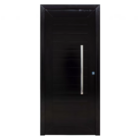 Porta Lambril Alumínio Preto 220x100x7,8cm Com Puxador Linha