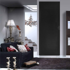 Porta Lambril C/fechadura Alumínio Preto 2.10 X 0.90 Lado Dir