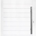 Porta Lambril C/puxador 2,10 X 0,90 Esquerda Alumínio Branco