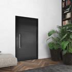 Porta Lambril C/puxador Alumínio Preto 2.10 X 0.80 Lado Direi