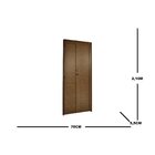 Porta Lambril Camarão 210x70cm Cerejeira Fortsul Esquadrisul