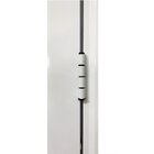 Porta Lambril Camarão Alumínio Branco Linha 25 Com Vidro Lado