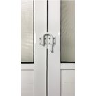 Porta Lambril Camarão Alumínio Branco Linha 25 Com Vidro Lado