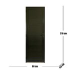 Porta Lambril Com Maçaneta Linha 25 210x80  Abertura Esquerda