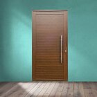 Porta Lambril Com Puxador Linha Roma 210x90 Amadeirada Lado D