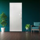 Porta Lambril De Alumínio 210 X 90cm Com Maçaneta Linha 25 La