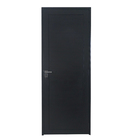 Porta Lambril De Alumínio Preto Com Maçaneta Premium Linha Ro