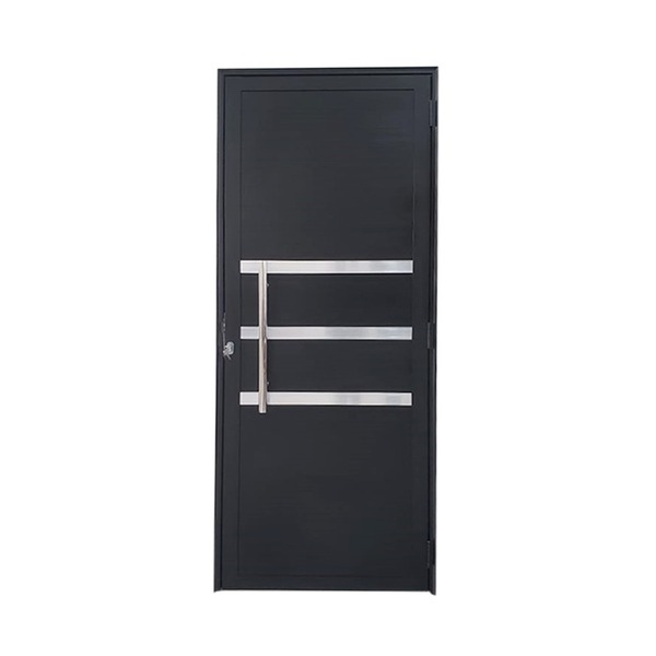 Porta Lambril De Alumínio Preto Com Puxador E Friso Linha Ven