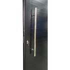 Porta Lambril De Alumínio Preto Com Puxador Linha 30 Roma Lad