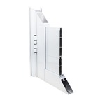 Porta Lambril de Giro Alumínio Branco com Fechadura 2,10x0,80m Lado Direito Linha Home 3A Alumínio