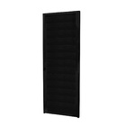 Porta Lambril de Giro Direito 1 Folha Aço Pintado Preto 210x70cm Classic CRV