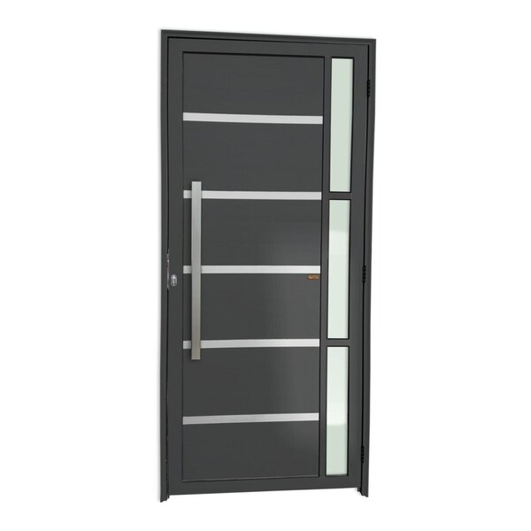Porta Lambril Miraggio Com Puxador Super 25 210cm X 90cm Brim