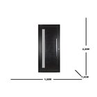 Porta Lambril Pivotante Com Puxador E Visor Topsul 220x120cm