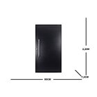 Porta Lambril Pivotante Com Puxador Esquerda Topsul 220x90cm