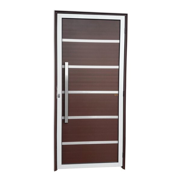 Porta Lambril Premium Com Puxador Super 25 210cm X 100cm Brim