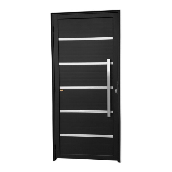 Porta Lambril Premium Com Puxador Super 25 210cm X 100cm Brim