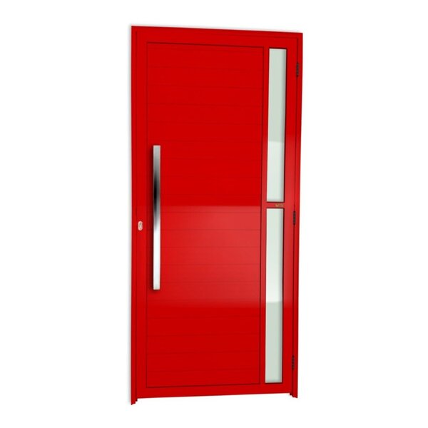 Porta Lambril Visione Com Puxador Super 210cm X 100cm Brimak