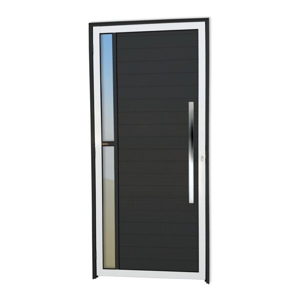 Porta Lambril Visione Com Puxador Super 210cm X 90cm Brimak M