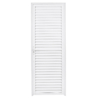 Porta Laminada de Giro Alumínio Branco 2,10x0,60m Lado Direito Linha Home 3A Alumínio