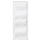 Porta Laminada de Giro Alumínio Branco 2,10x0,70m Lado Esquerdo Linha Home 3A Alumínio