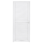 Porta Laminada de Giro Alumínio Branco 2,10x0,80m Lado Direito Linha Home 3A Alumínio