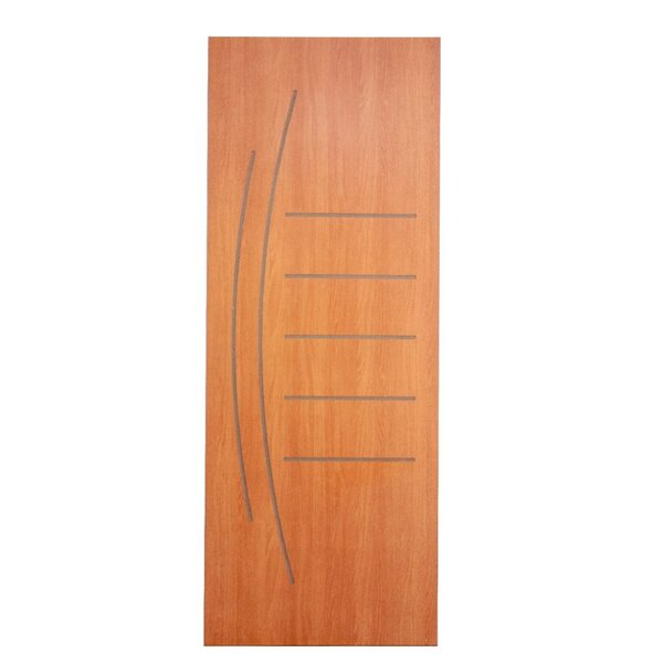 Porta Laminada De Madeira Semi Oca Friso 1 - 210x70cm Infinit