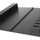 Porta Lâminas Microscópio Suporte Vidro Mesa Case