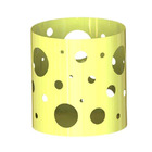 PORTA LENHAS CILINDRICO AMARELO