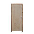 Porta Lisa Mescla 210x60 Batente 09 Cm Fechadura Alavanca Rod