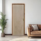 Porta Lisa Mescla 210x70cm Batente Ecológico 11cm Com Fechadu