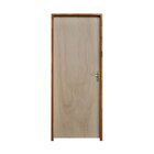 Porta Lisa Mescla 210x70cm Batente Ecológico 11cm Com Fechadu