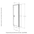 Porta Lisa Mescla 210x80 Batente 09 Cm Fechadura Externa Taco