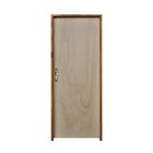 Porta Lisa Mescla Batente Ecológico 1 Fechadura 813/02 Oxidad