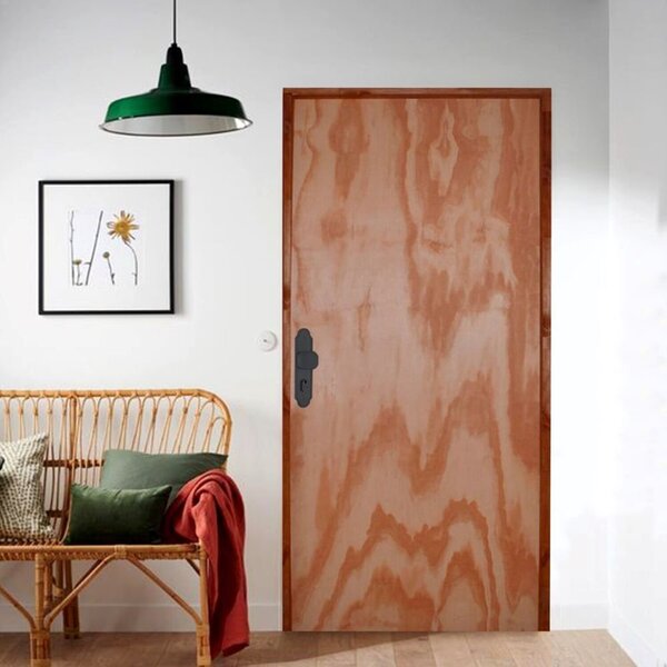 Porta Lisa Mescla Batente Ecolológico 09 Fechadura 803/02 70