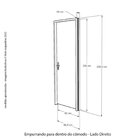Porta Lisa Padrão Imbuia Batente Ecolológico 09 Fechadura 803