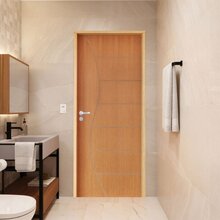 Porta Lisa Padrão Imbuia Belíssima 12 Batente Ecológico 14 Fe