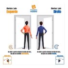 Porta Lisa Padrão Imbuia Belíssima 5 Batente Ecológico 09 Fec