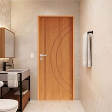 Porta Lisa Padrão Imbuia Concept 10 Batente Ecológico 11 Fech