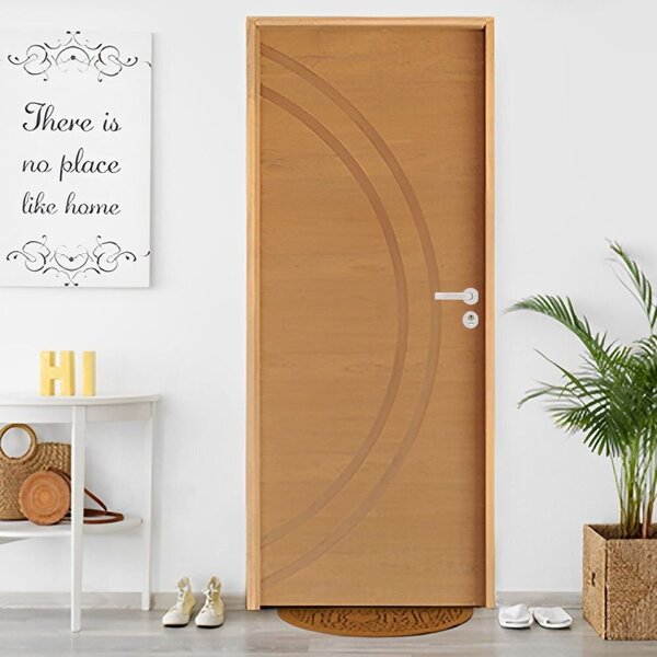 Porta Lisa Padrão Imbuia Concept 11 Batente Ecológico 09 Fech